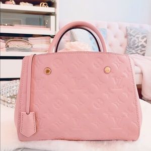 SOLD. Authentic Louis Vuitton montaigne bb bag